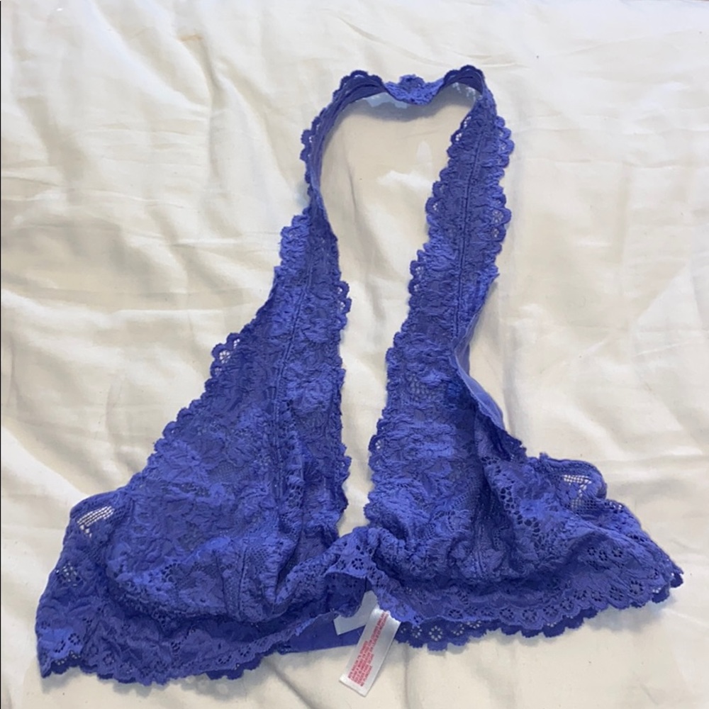 Blue bralette